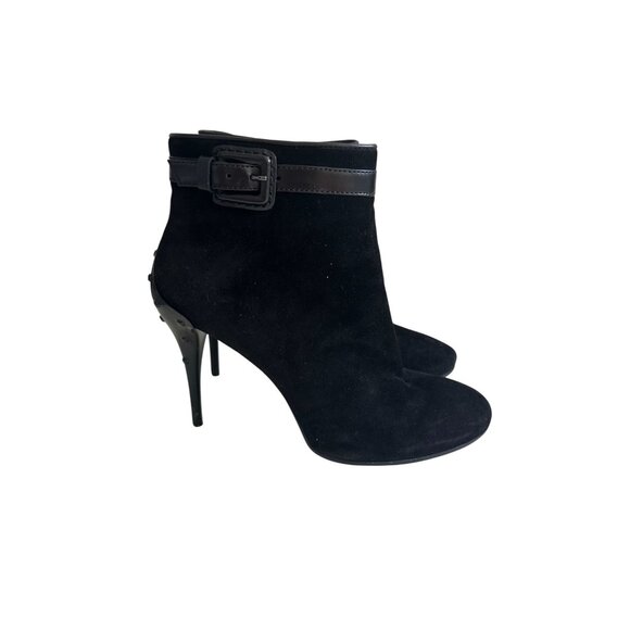 TOD'S Black Suede Buckle Driving Boots Size 10 / 40 - Picture 6 of 11